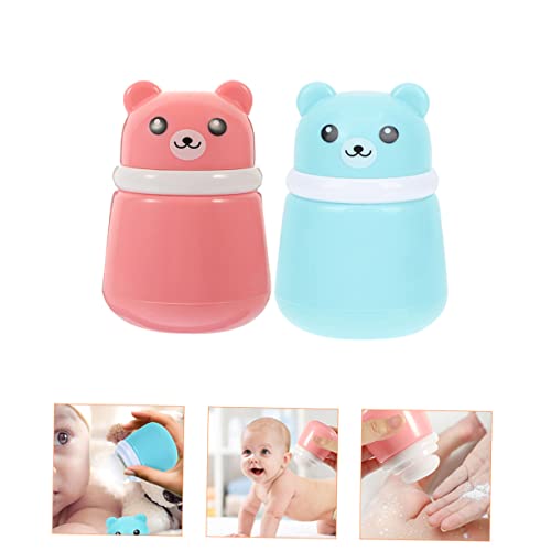 LABRIMP 2 Pçs Caixa De Sopro De Bebê Kit De Banho De Bebê Kit De Viagem Pó De Bebê Para Recém-Nascid