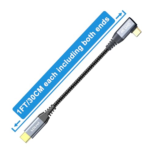Image of LDLrui USBC to USBC Cable 1ft 2pack