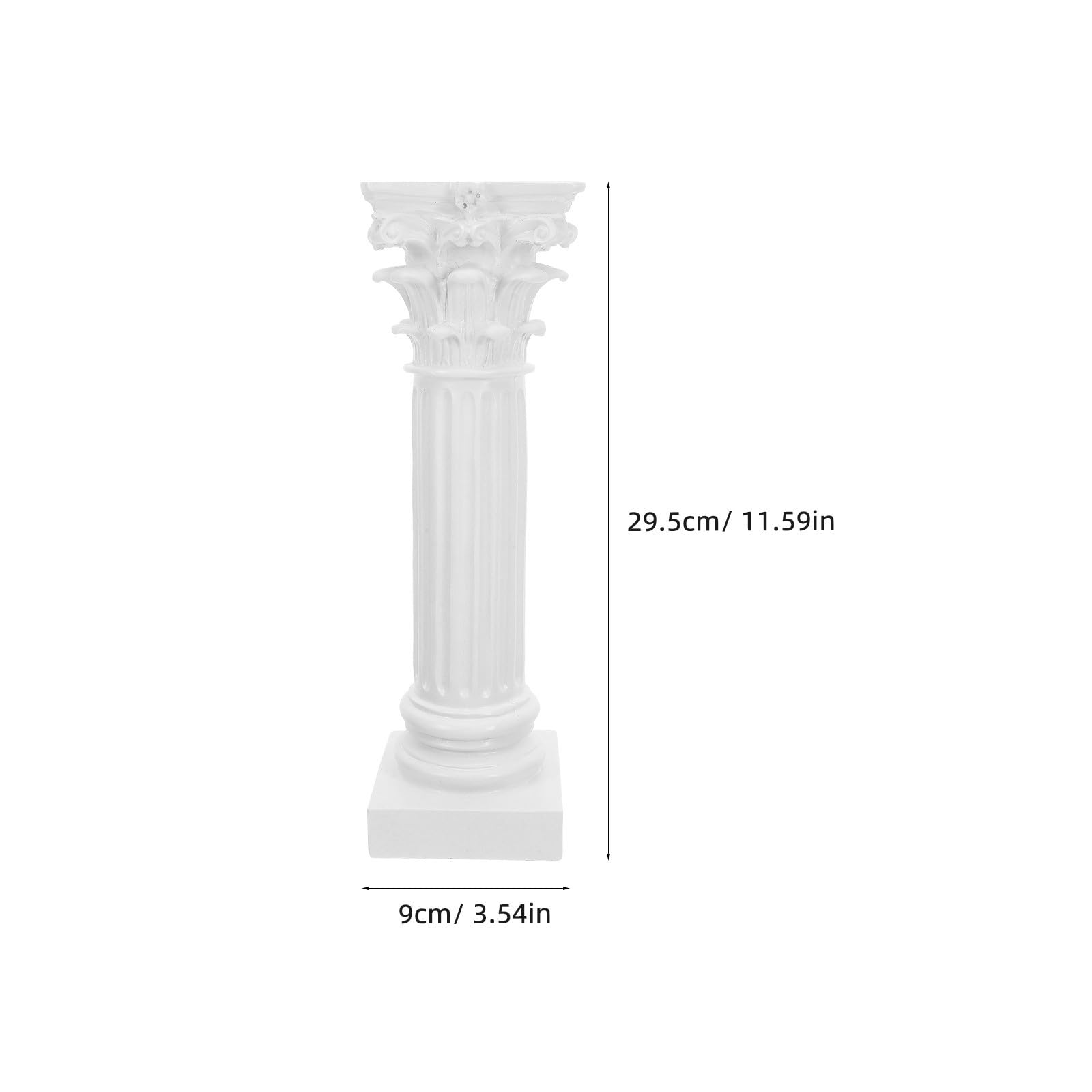 Elegante Römische Säule aus Weißem Kunstharz für Hochzeitssäulendekoration mit Stabilem Halt und Einfachem Aufbau für Hochzeitsfeiern und Veranstaltungen