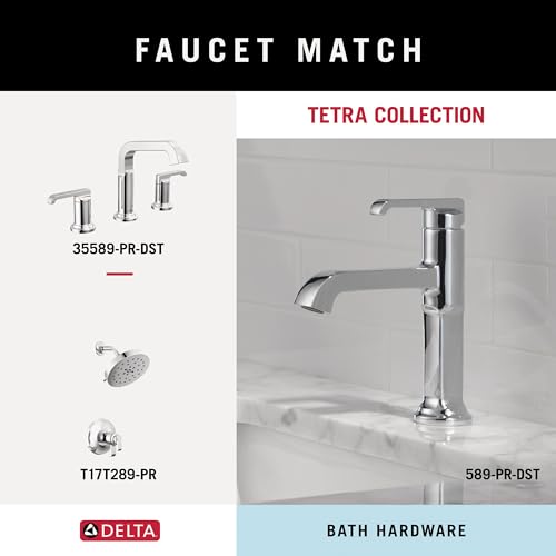 Delta Pivoting Toilet Paper Holder | Polished Chrome | Wall Mount | Tetra Bathroom Accessories - image 5