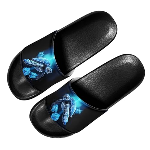 Image of Footwear for Mens Open Toe Athletic Sandals Anti-Slip Sole Slide Sandals Pillow House Flat Shoes Comfortable Slip On Slippers for Indoor & Outdoor