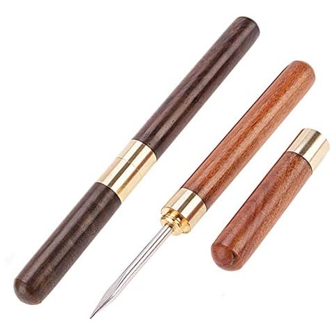2 Pcs Wooden Tea Knife Needle Puer Puerh Tea Needle Ice Pick Tool for Breaking Tea Cake Brick or Breaking Ice Cover