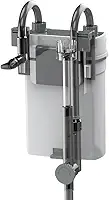 Filtro Aquário Hang On Silencioso 7W,Filtro para Aquario 500l/h 3 Estágios Filtração,Fluxo Ajustável,Skimmer de Óleo,Bico Tipo Pato,Silencioso,Bomba de Aquario com filtro para 10-50Litros Aquários