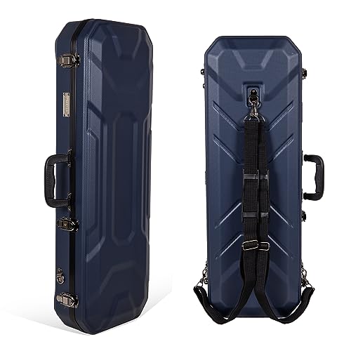 🧳 Doppio supporto per archetti + vano accessori Due portaarco interni e scomparto per colofonia, corde e piccoli accessori—ordine e protezione in ogni situazione.