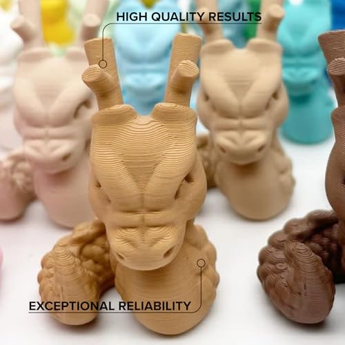 Image of Polymaker Panchroma PLA Cream 3D Printer Filament, 1.75mm, 1kg Spool, Easy to Print, High Speed Printing, Tangle Free, AMS Compatible, Perfect for Toys, Decor, Miniatures, Models & Cosplay