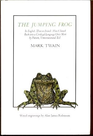 Jumping Frog (English and French Edition) 0877014426 Book Cover