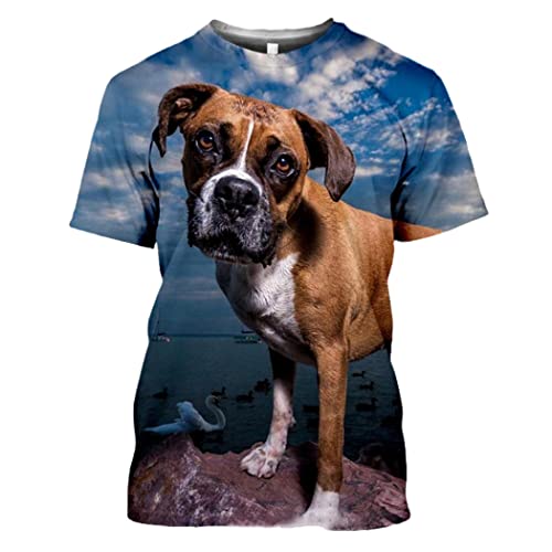 T-shirt homme imprimé 3D grande taille XXXXXL pour masquer les rondeurs avec style