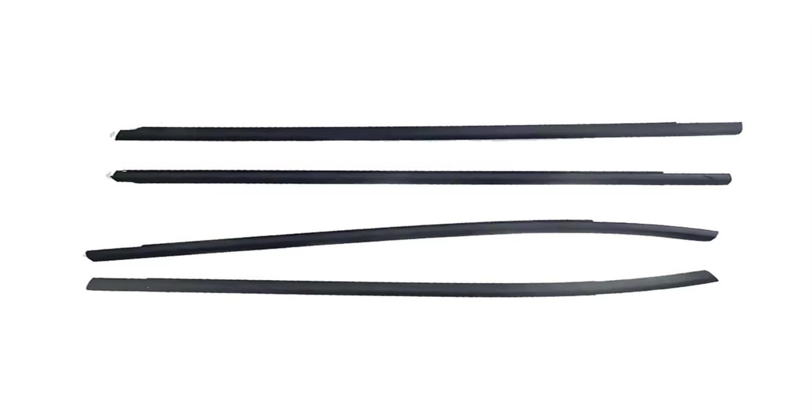 Iukmrt One Color For Hyundai For Tuscon For Ix35 2010-2015 Hatchback Pressure Sealingstrip Car Window Weatherstrip 4 X Outer Door Windows Rubber Car Door Seal Protector