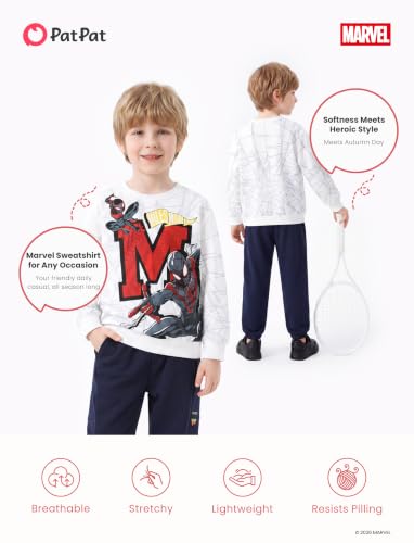 Disney Boys Spiderman White Sweatshirt Miles Morales Pullover Top 2 Years - image 7