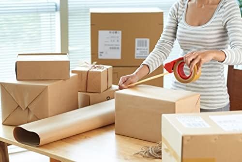 NATEE® Kraft Paper Packaging Tape | Fully Recyclable Sticky Tapes | Strong Eco-Friendly Kraft Paper for Packing Parcels and Boxes | Brown Paper Packaging for Moving House | 36mm x 50 Metres Pack of 1