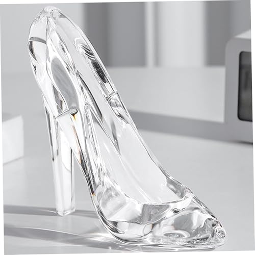 Chaussures à talons hauts en cristal acrylique pour décoration de mariage chic
