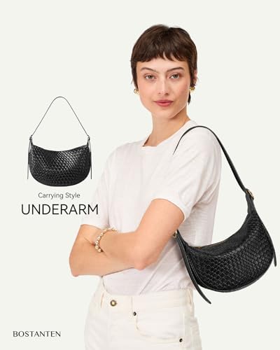 BOSTANTEN Purses for Women Small Crossbody Bags Crescent Shoulder Bag Hobo Handbag with Adjustable Strap4