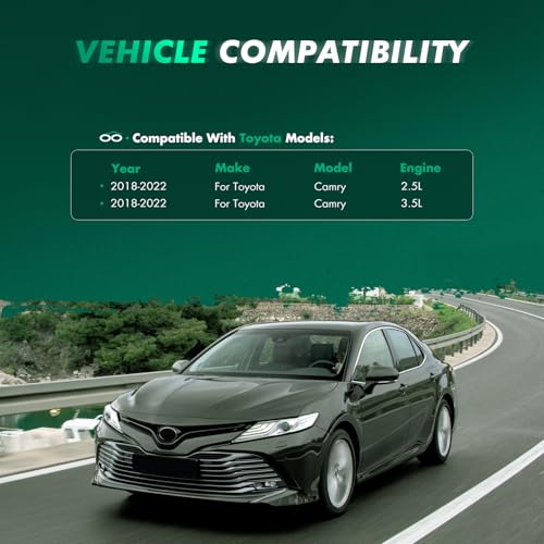 Image of SCITOO Mud Flaps 4PCS suitable for Toyota Camry 2018-2022 front & rear mud flaps splash guard set