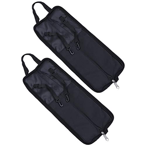 2 Unidades Saco De Baqueta Acessórios Para Baquetas Saco De Transporte De Baquetas Bolsa De Percussã