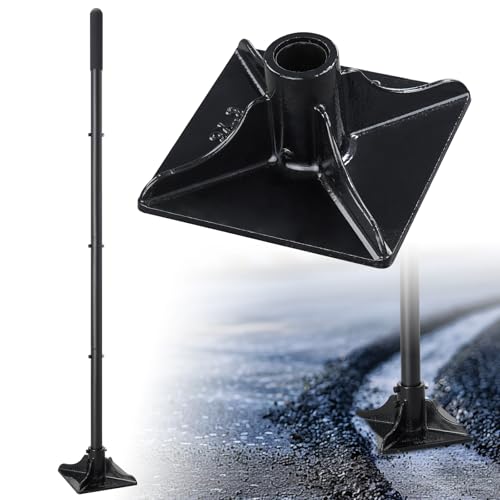 LLARGUEST Steel Tamper Tool 8x8 Inch, 58