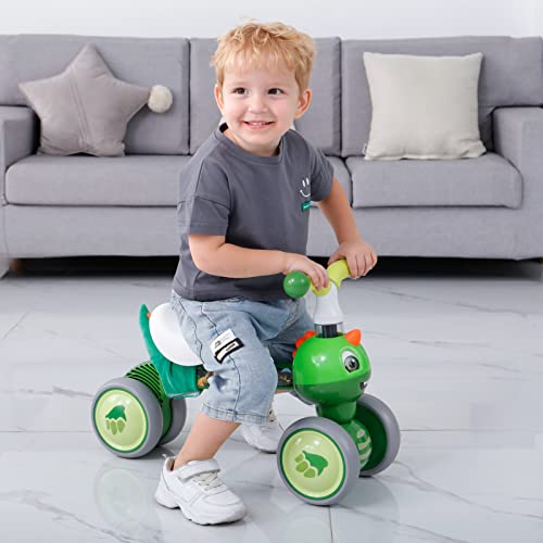 Xiapia Baby Balance Bike For 1 Year Old Boy Girl First Birthday Gift, 10-36 Months Toddler , No Pedal 4 Wheels Ride-On Toys Indoor Outdoor #TOP7