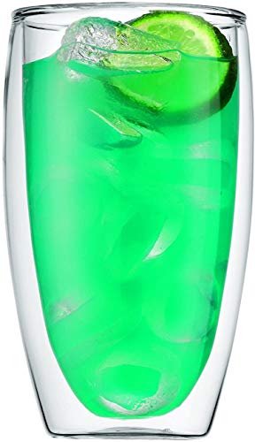 morning place ダブルウォールグラス 450ml 2個セット