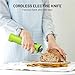 Eyoyofishcam Cordless Electric Knife, Rechargeable Battery Powered Knife w/ 2 Reciprocating Serrated Stainless Steel Blades, for Carving Meat Turkey Fish Fillet Bread Slicing Cutting
