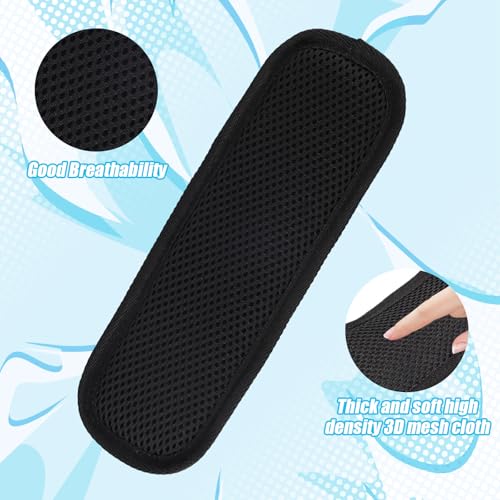 Image of 2 PCS Shoulder Strap Pad,Removable Backpack Strap Pads,Thick and Breathable,Suitable for Backpacks,Guitars,Luggage,Messenger Bags (Black)