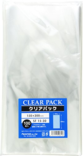 カクケイ OPP袋 クリアパック テープ無し 30μ 100枚 ST15-30