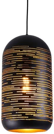 Yuihochic SeeMayra Kledingwinkel Enkele Kop Kroonluchter, Uitgeholde Stadionverlichting Decor, Creatieve Schuur Hanger Armaturen, Vintage Bibliotheek Hangende Lamp, Persoonlijkheid Gymnasium Hanglamp