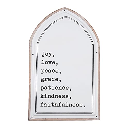Fun Express Joy Love Peace Grace Wall Sign - Inspirational