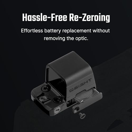 Image of OSIGHT SE Enclosed Micro Reflex Sight - 2 MOA Dot & 32 MOA Circle Dual Reticle, RMSc /K Footprint Compatible, Compact Enclosed Red Dot Sight for Concealed Carry