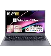 Amazon.co.jp: UOWAMOU Office 2024搭載 ノートパソコン 15.6型 6500Y