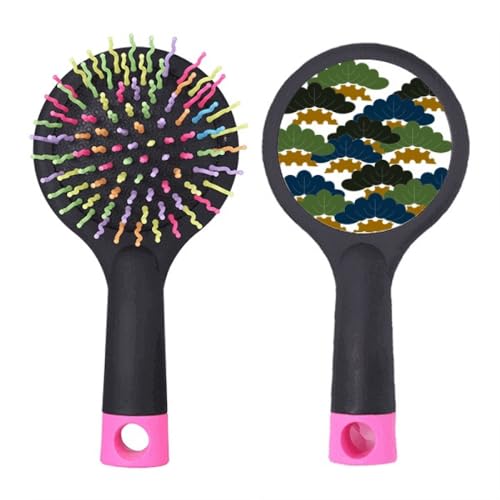 Brosse à cheveux démêlante en pin de Chine pour votre routine beauté du matin