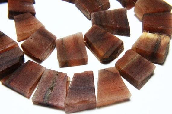 Perles aventurine rouge naturelle pour créer vos bracelets d'automne bohème