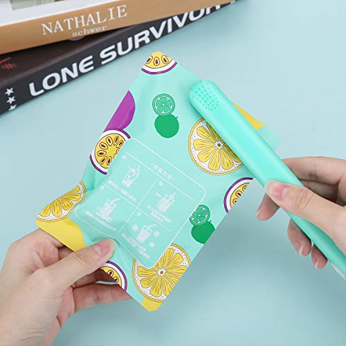 Food Bag Heat Sealer Handheld, Portable Mini Sealing Machine For Bag Food Storage, Double Smart Switches On The Side With 47 Inch Separate Type Power Cable (Green) #TOP6