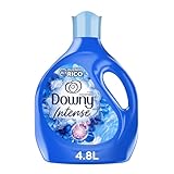 Downy Intense Fresh Suavizante de Ropa, Aroma con Notas Frescas, 24/7 Oliendo Rico, 4.8L, Perfume Fresco que Rinde el Doble