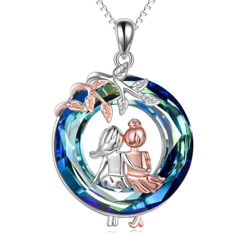 Vonala - Collar Para Hermanas, Plata De Ley 925 Con Forma De Corazón, Joyería De Cumpleaños Para Mujer, Grabado En Inglés Always My Sister Forever My Friend , Plata Esterlina Vonala - Collar Para Hermanas, Plata De Ley 925 Con Forma De Corazón, Joyería De Cumpleaños Para Mujer, Grabado En Inglés Always My Sister Forever My Friend , Plata Esterlina