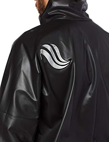 Capa de Chuva com Toca + Calça Street Moto Tam. P sem Forro e Impermeável Preto Atrio - MT080