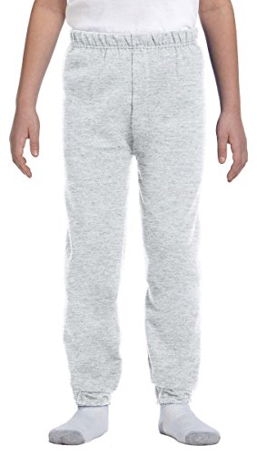 Image of JERZEES Youth Nublend Fleece Sweatpants without Pockets, Covered Elastic Waistband, Cotton Blend, Sizes S-XL