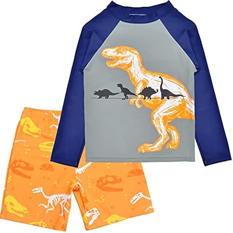 Sylfairy Boys Two Piece Rash Guard Swimsuits Cover