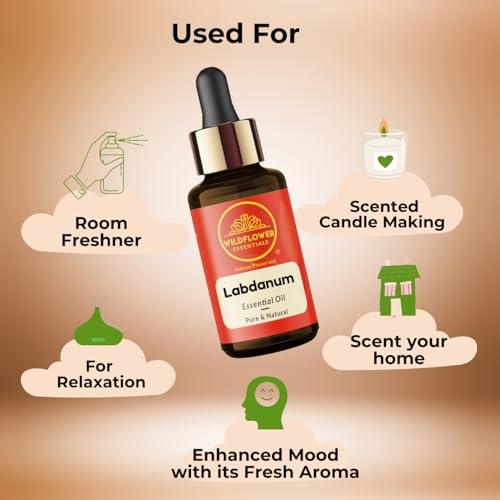Image of Labdanum Essential Oil (Cistus ladaniferus) | Pure, Face, Skin, Hair, Diffuser, Aroma, Soap Making 30ml