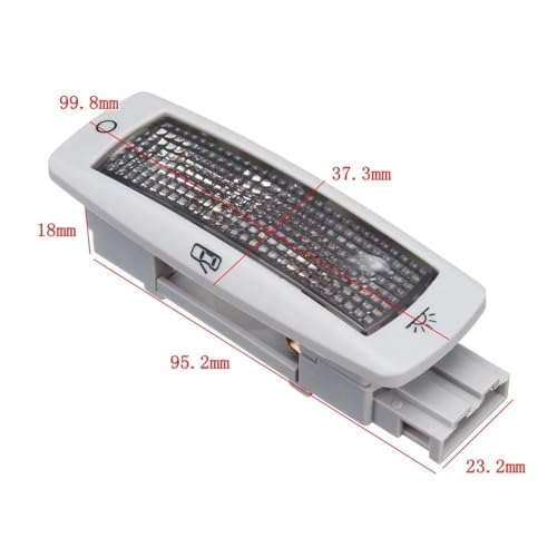 Luz de lectura trasera 3B0947291 lámpara de techo interior Skoda Fabia Superb 5