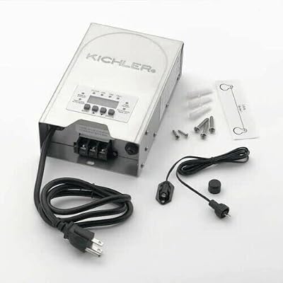 Kichler 12217-200 Watt 12V/15V Multi-Tap Low Voltage Outdoor Landscape Transformer with Digital Timer and Built in Surge Protector - Weatherproof