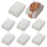 CJKDXDH Almohada redonda de terciopelo para reloj, 8 unidades