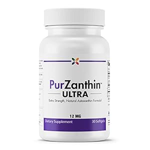 Stop Aging Now PurZanthin Ultra Natural Astaxanthin 12 MG Softgels (1 Pack)