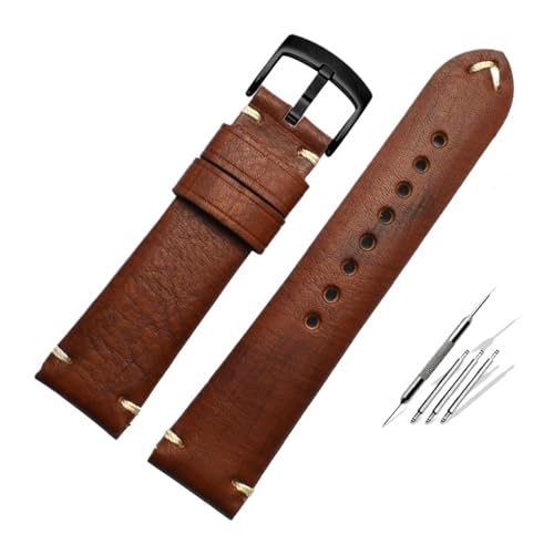 Bracelet de montre marron 20mm pour habiller votre montre Longines