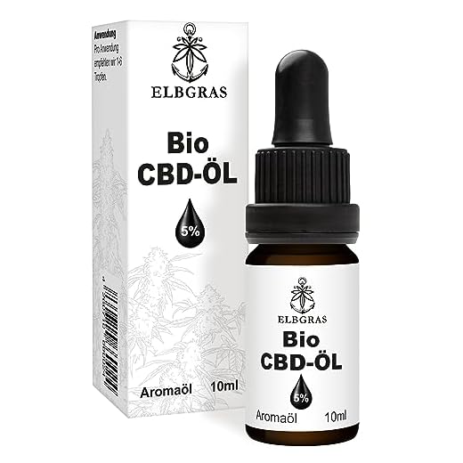 Elbgras® Bio CBD-Öl 5% - Deutsches Bio-Produkt - Vollspektrum Hanf-Tropfen