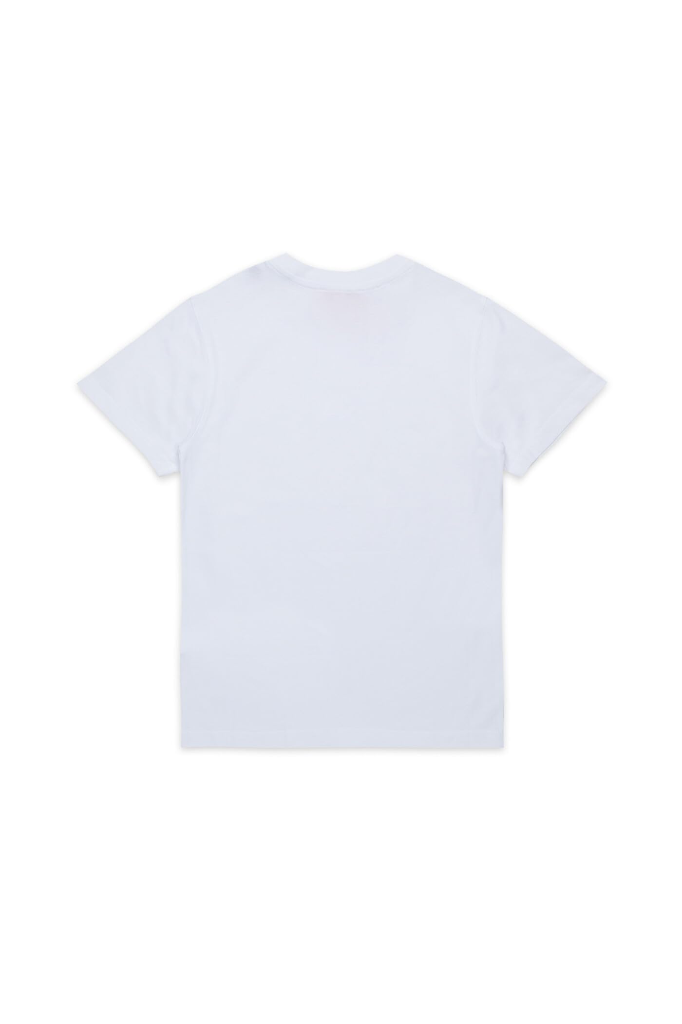 Diesel - Camiseta de punto para niño con parche en D rojo