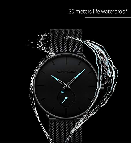 Mgae Fashion Mens Watches Luxury Quartz Watch Men Casual Slim Mesh Steel Sport Watch #TOP4