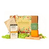 Enooso - Cofanetto Regalo Donna Beauty con Shampoo Anticaduta Rosmarino e Balsamo Ristrutturante | Set Regalo Natale Donna Crescita Capelli | Gift Box Naturale Vegan Made in Italy