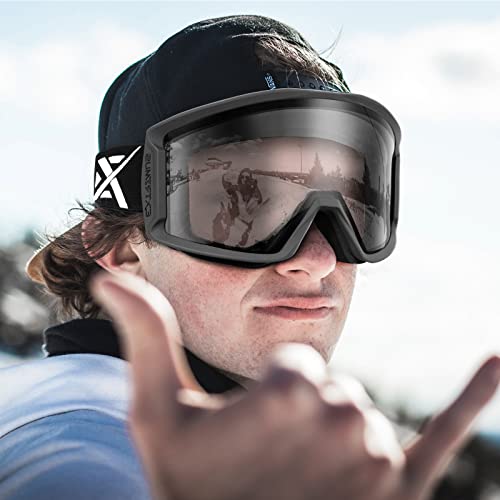 Extremus Milkrun Ski Goggles, Anti-Fog Cylindrical Lens Goggles With Uv400 Sun Protection, Otg Lightweight Helmet-Compatible Snow Sports Goggles For Men And Women #TOP4