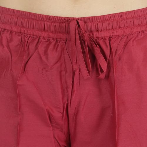 Image of Trouser Pants for Women,Stylish Trousers for Woman for Kurti Relaxed & Regular Straight fit Palazzo,Ethnic Bottom Formal Pants for Women Office wear Casual & Daily Use
