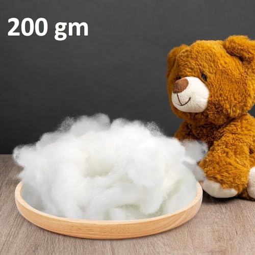 Image of Soft 200 gm Fiber Polyester Synthetic Cotton Filling