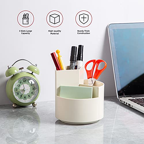 Desk-Pencil-Pen-Holder-3-Slots-360-Degree-Spinning-Pencil-Pen-Desk-Organizers-Desktop-Storage-Pen-Organizers-Stationery-Supplies-Cute-Pencil-Cup-Pot-for-Office-Art-Supply-White